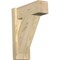 Ekena Millwork Traditional Block Rough Sawn Outlooker, Douglas Fir, 6"W x 14"D x 18"H OUT06X14X18TRA05RDF - alternate 1